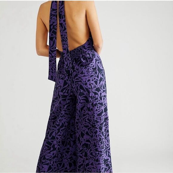 New Free People Kira Jumpsuit Purple/black
Wide Leg Retro size XS - Picture 5 of 7